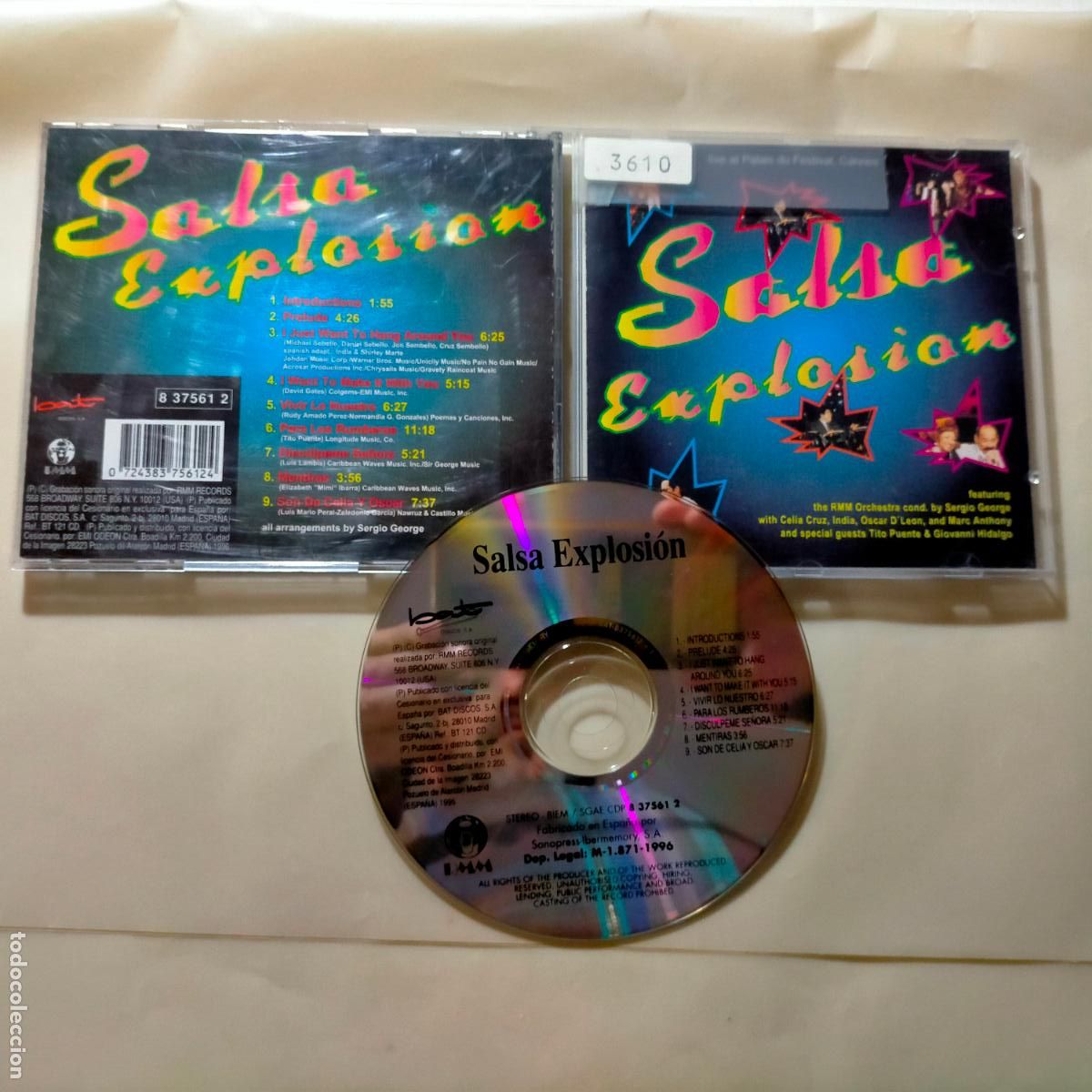 CDs de m&uacute;sica: musica cd - SALSA EXPLOSION - Foto 1