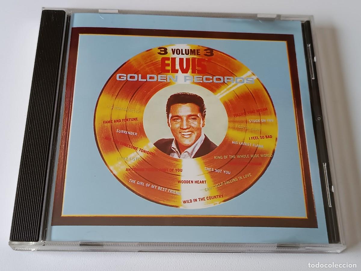 CDs de M&uacute;sica: CD ELVIS PRESLEY GOLDEN RECORDS N&ordm; 3