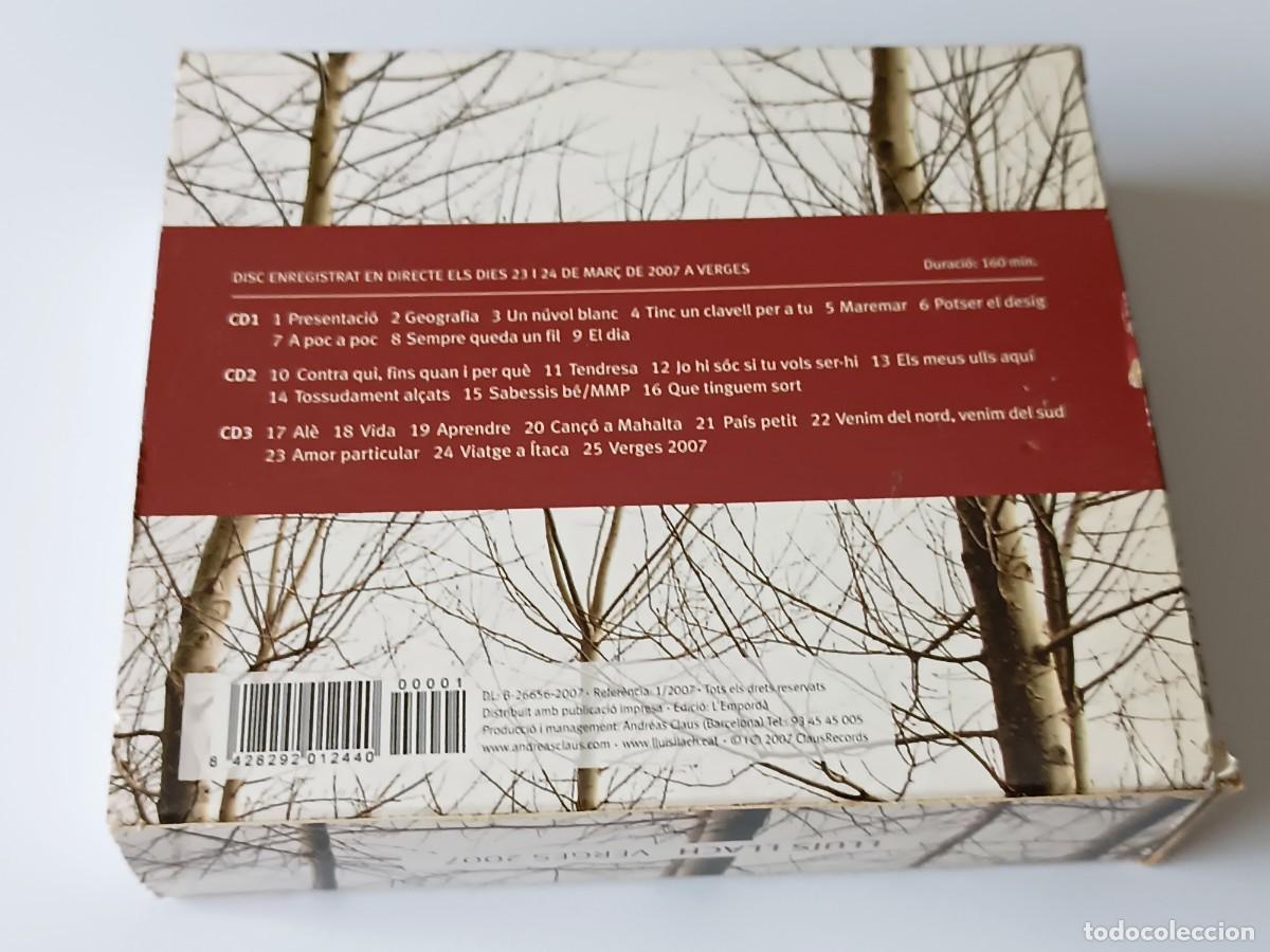 CDs de m&uacute;sica: 3 CD LLUIS LLACH VERGES 2007 - Foto 2