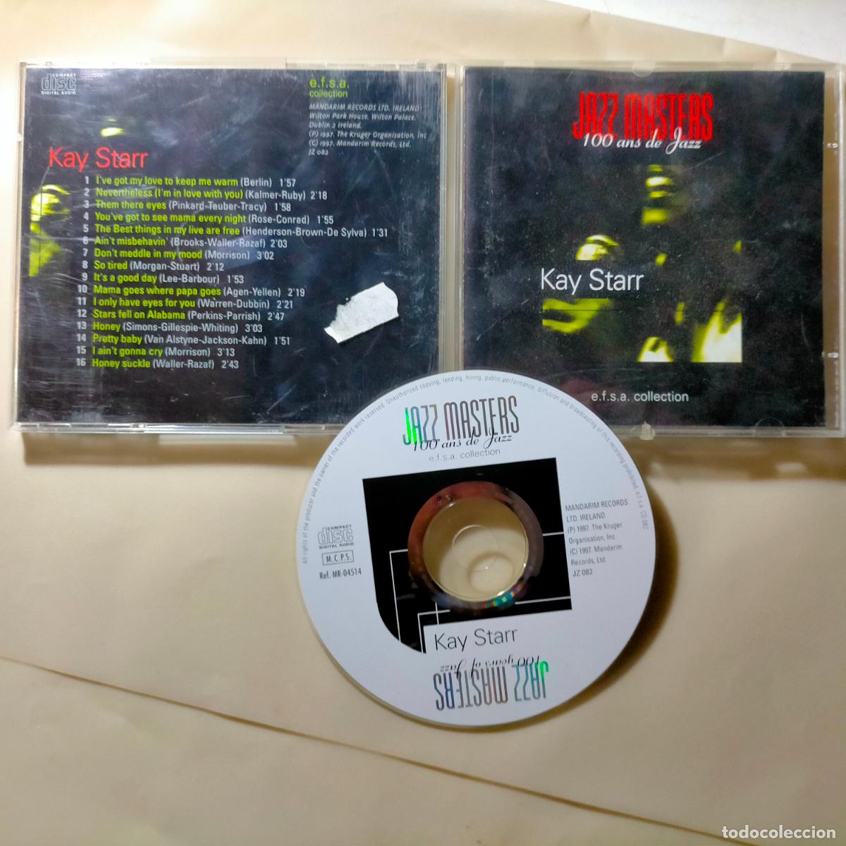 CDs de m&uacute;sica: musica cd - KAY STARR - JAZZ MASTERS - Foto 1
