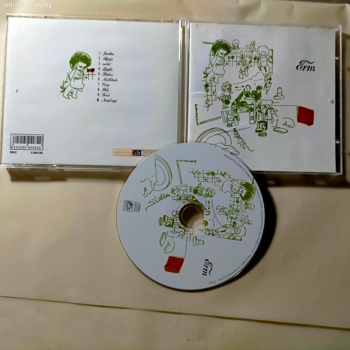 CDs de m&uacute;sica: musica cd - ERM 10 TEMAS - Foto 1