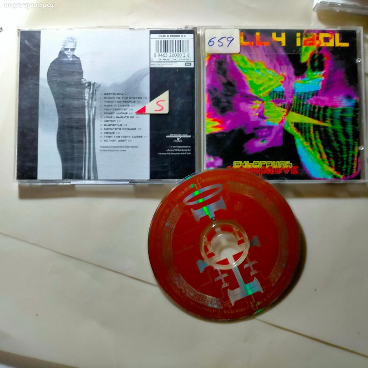 CDs de m&uacute;sica: musica cd - CD BILLY IDOL. CYBERPUNK - Foto 1