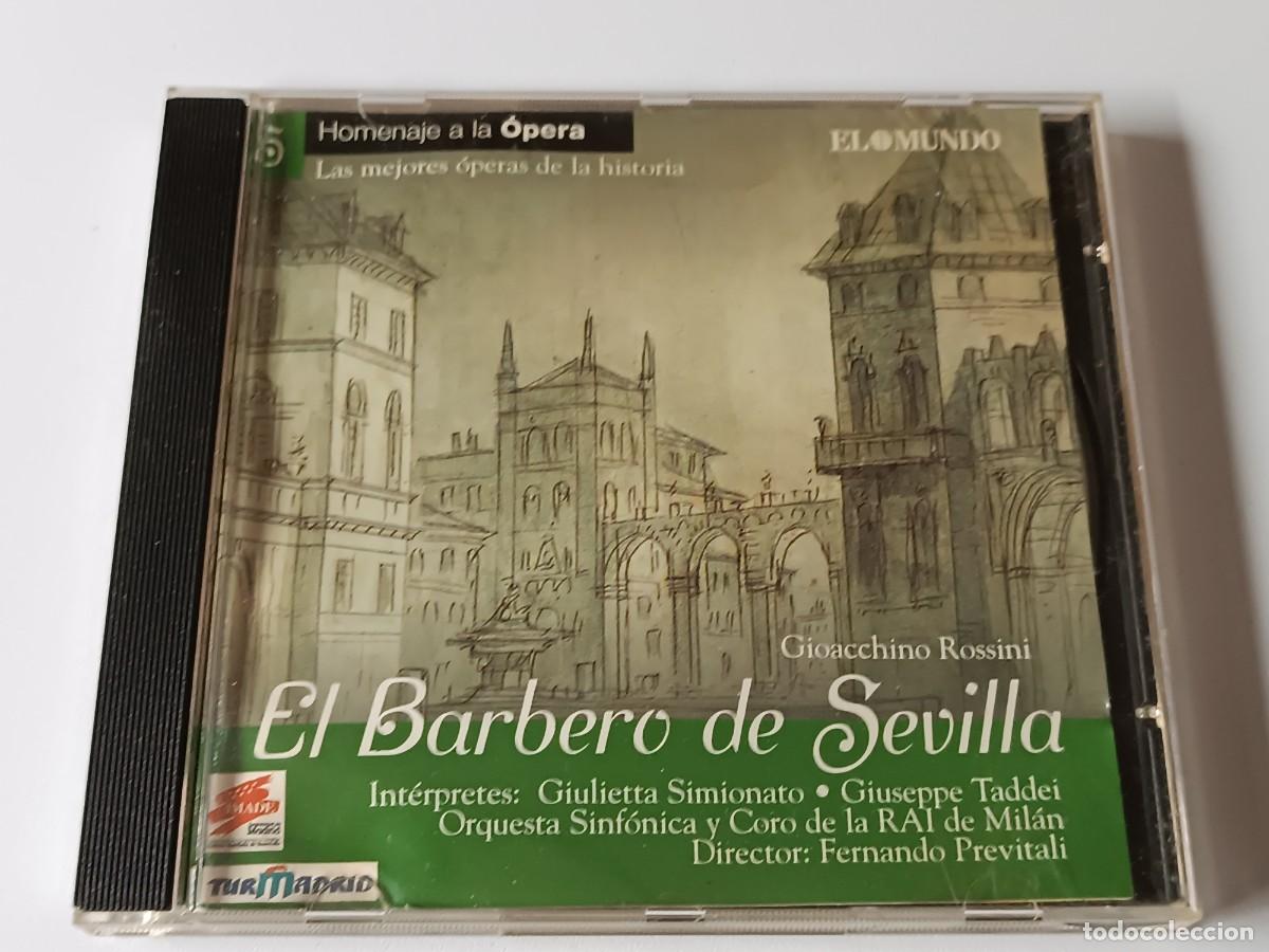 CDs de m&uacute;sica: CD EL BARBERO DE SEVILLA HOMENAJE A LA OPERA - Foto 1