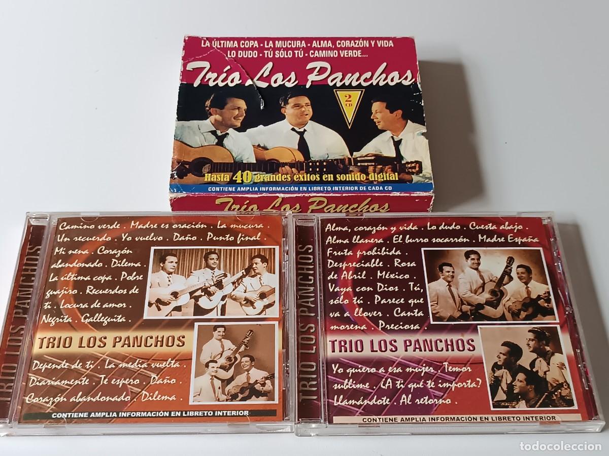 CDs de m&uacute;sica: 2 CD EL TRIO DE LOS PANCHOS 40 GRANDES EXITOS - Foto 1