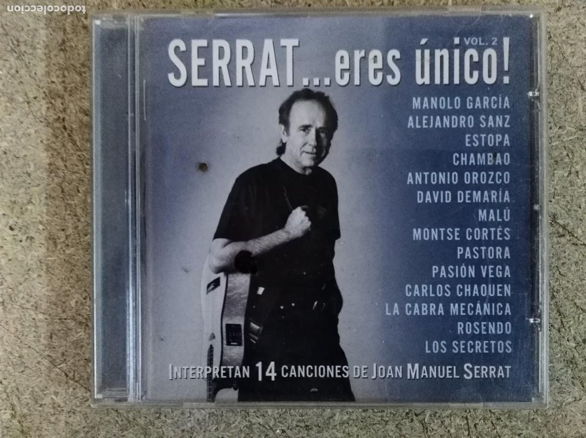 CDs de m&uacute;sica: CD Serrat... Eres Unico.Vol. 2 - Foto 1