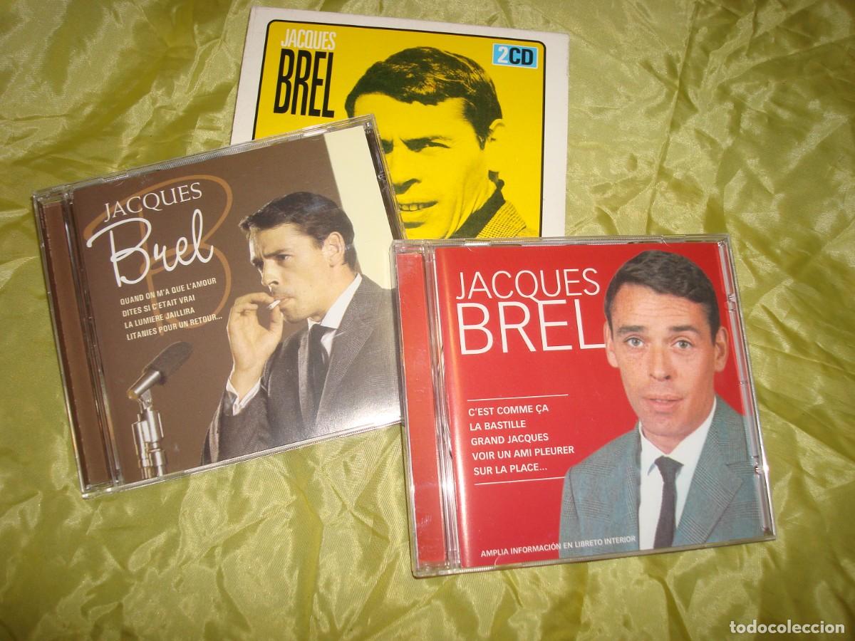 CDs de m&uacute;sica: JACQUES BREL. GRANDES EXITOS. 2 CD&acute;S - Foto 1