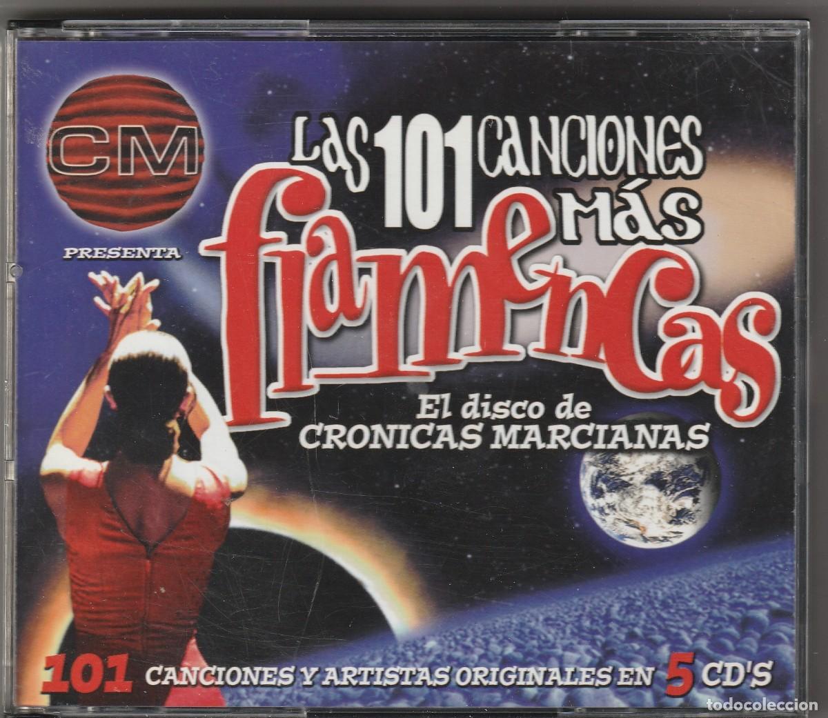 CDs de Musique: LAS 101 CANCIONES MAS FLAMENCAS (5 X CD DRO 2001) CAMARON · KIKO VENENO · PATA NEGRA · CHORBOS