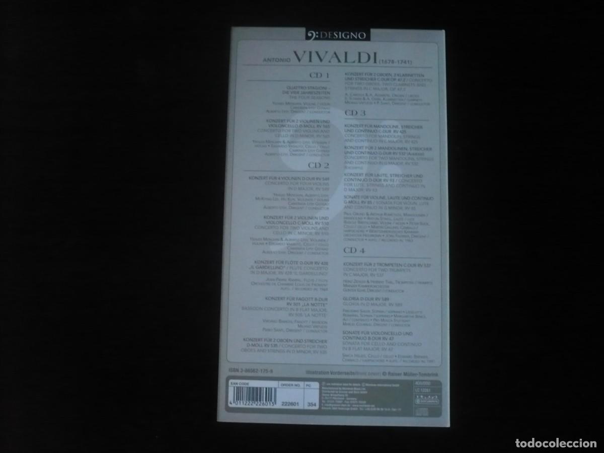 CDs de m&uacute;sica: antonio vivaldi - 4 cd-set + librito - como nuevos - Foto 2