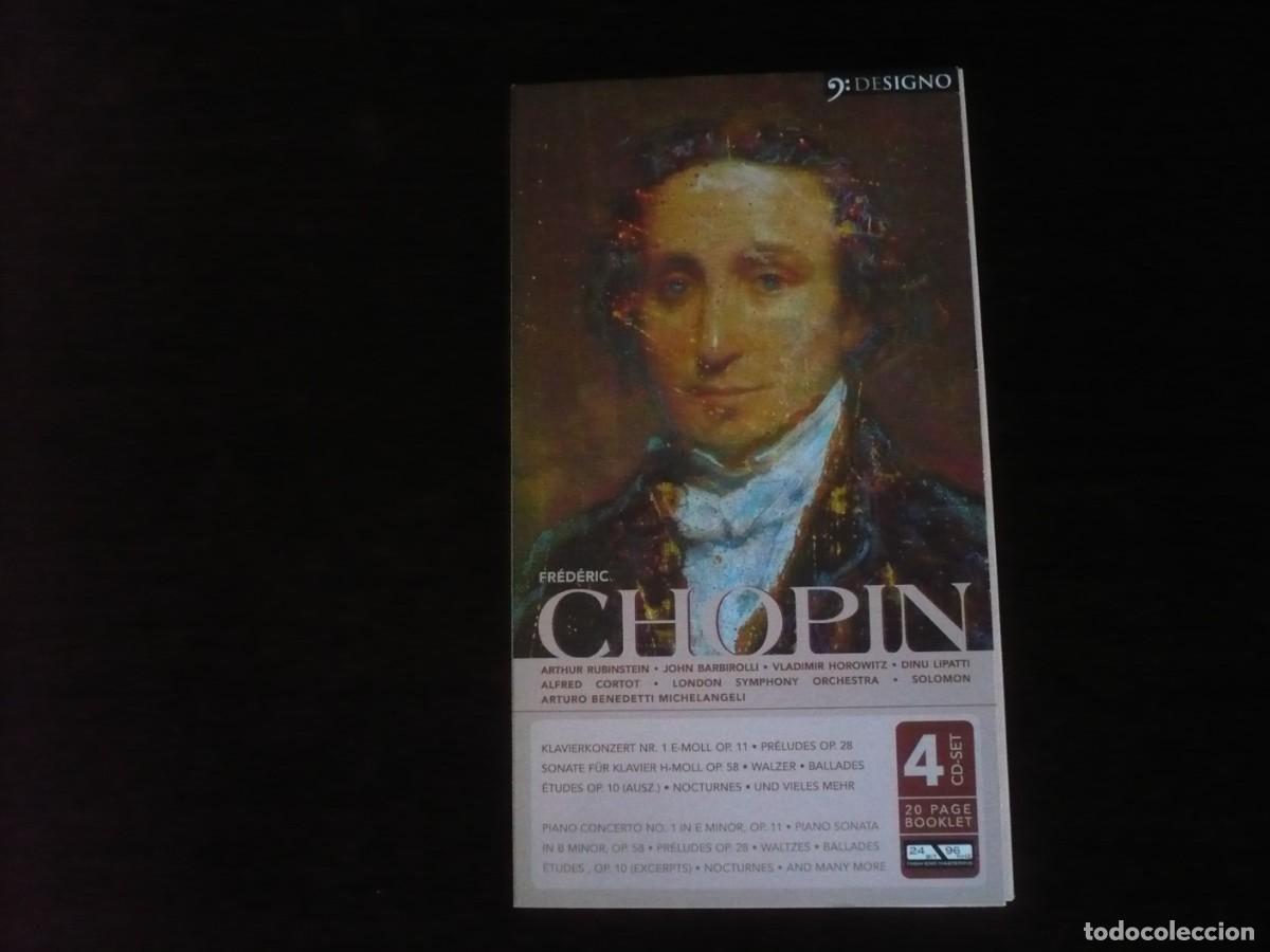 CDs de m&uacute;sica: frederic chopin - 4 cd-set + librito - como nuevos - Foto 1