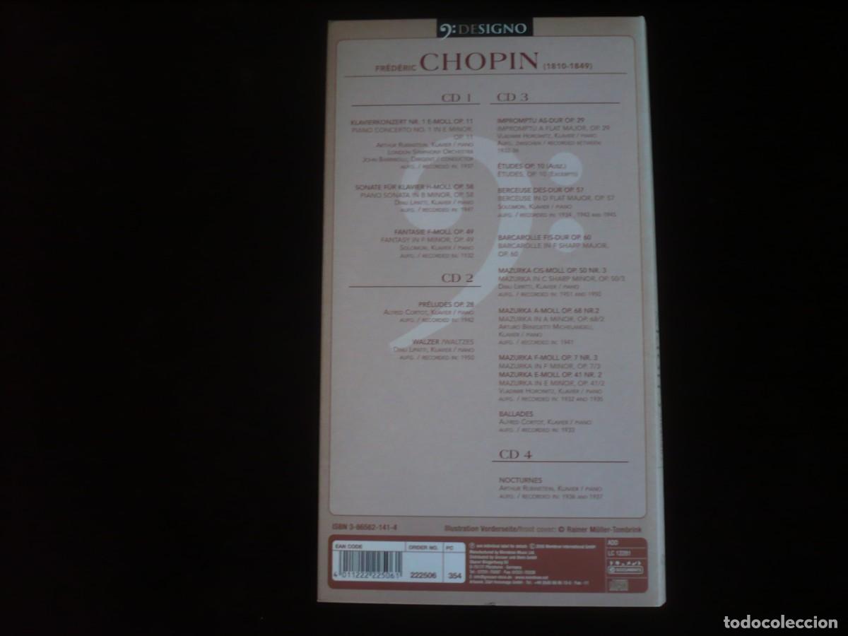 CDs de m&uacute;sica: frederic chopin - 4 cd-set + librito - como nuevos - Foto 2
