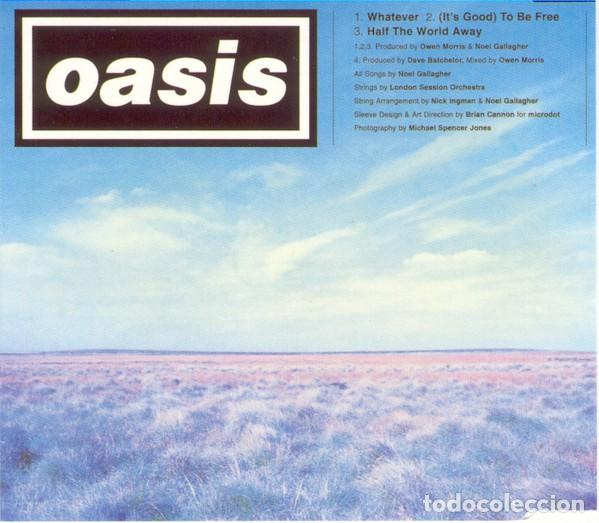 CDs de m&uacute;sica: Oasis &ndash; Whatever - CD,Single, Promo - Foto 2