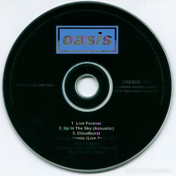 CDs de m&uacute;sica: Oasis &ndash; Live Forever- CD,Single, Promo - Foto 2