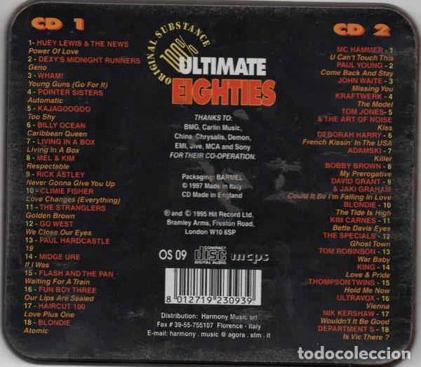 CDs de m&uacute;sica: Ultimate Eighties - Various &ndash; Metal Box 2 x CD - Foto 2