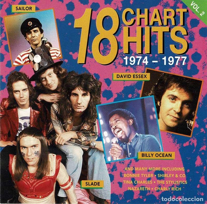 CDs de m&uacute;sica: 18 Chart Hits - Vol. 2 - 1974-1977. CD - Foto 1