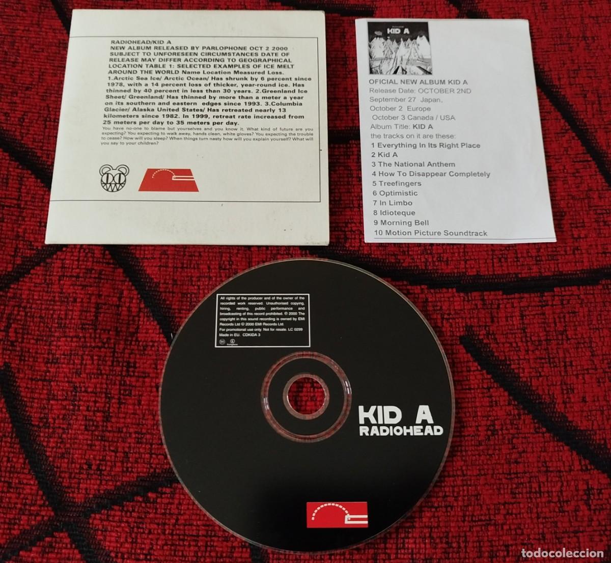 CDs de m&uacute;sica: RADIOHEAD ** Kid A ** CD PROMOCIONAL 2000 UK - Foto 1