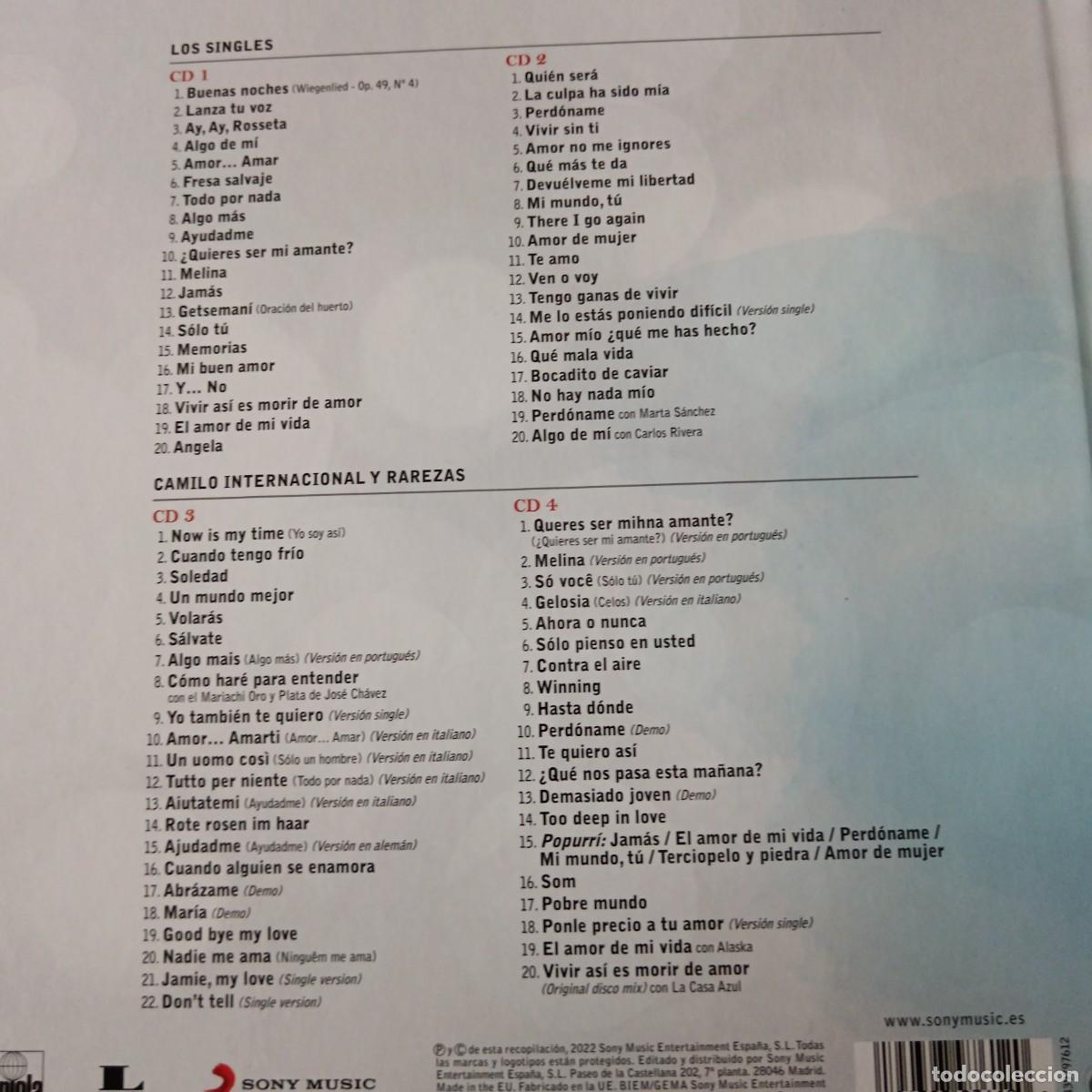 CDs de m&uacute;sica: Camilo forever (4 cd + libro) - Foto 2