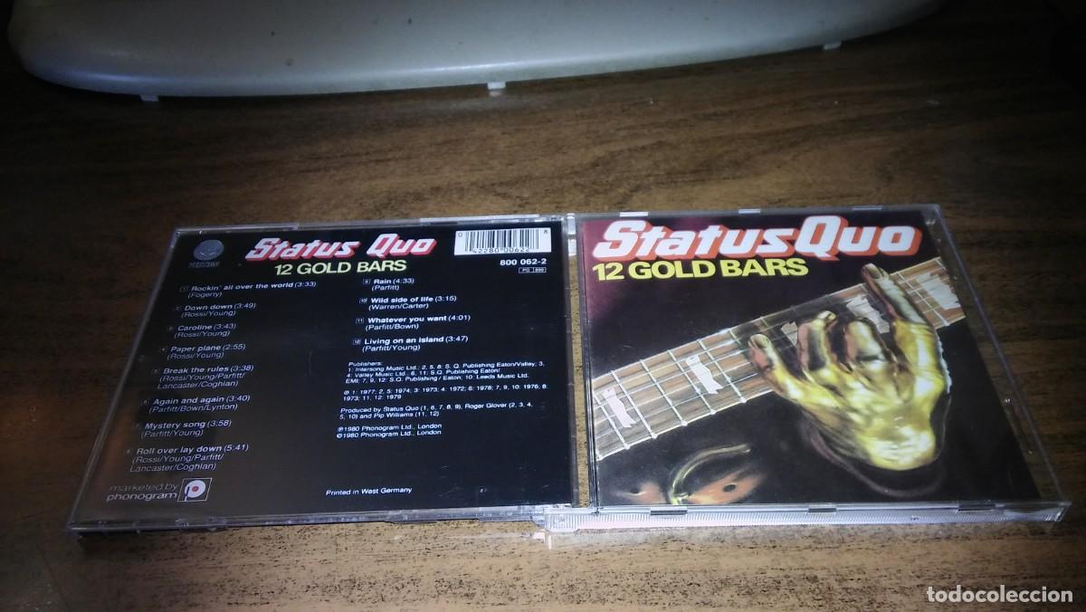 CDs de m&uacute;sica: STATUS QUO - 12 GOLD BARS (1980) - Foto 1