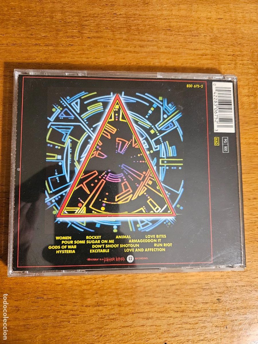 CDs de m&uacute;sica: DEF LEPPARD - Hysteria ( 1987 ) - Foto 2
