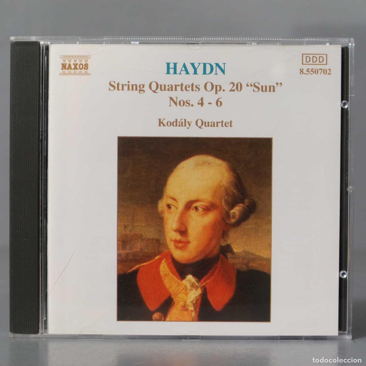 CDs de m&uacute;sica: CD. Haydn, Kod&aacute;ly Quartet &ndash; String Quartets Op. 20 &acute;Sun&acute; Nos. 4 - 6 - Foto 1