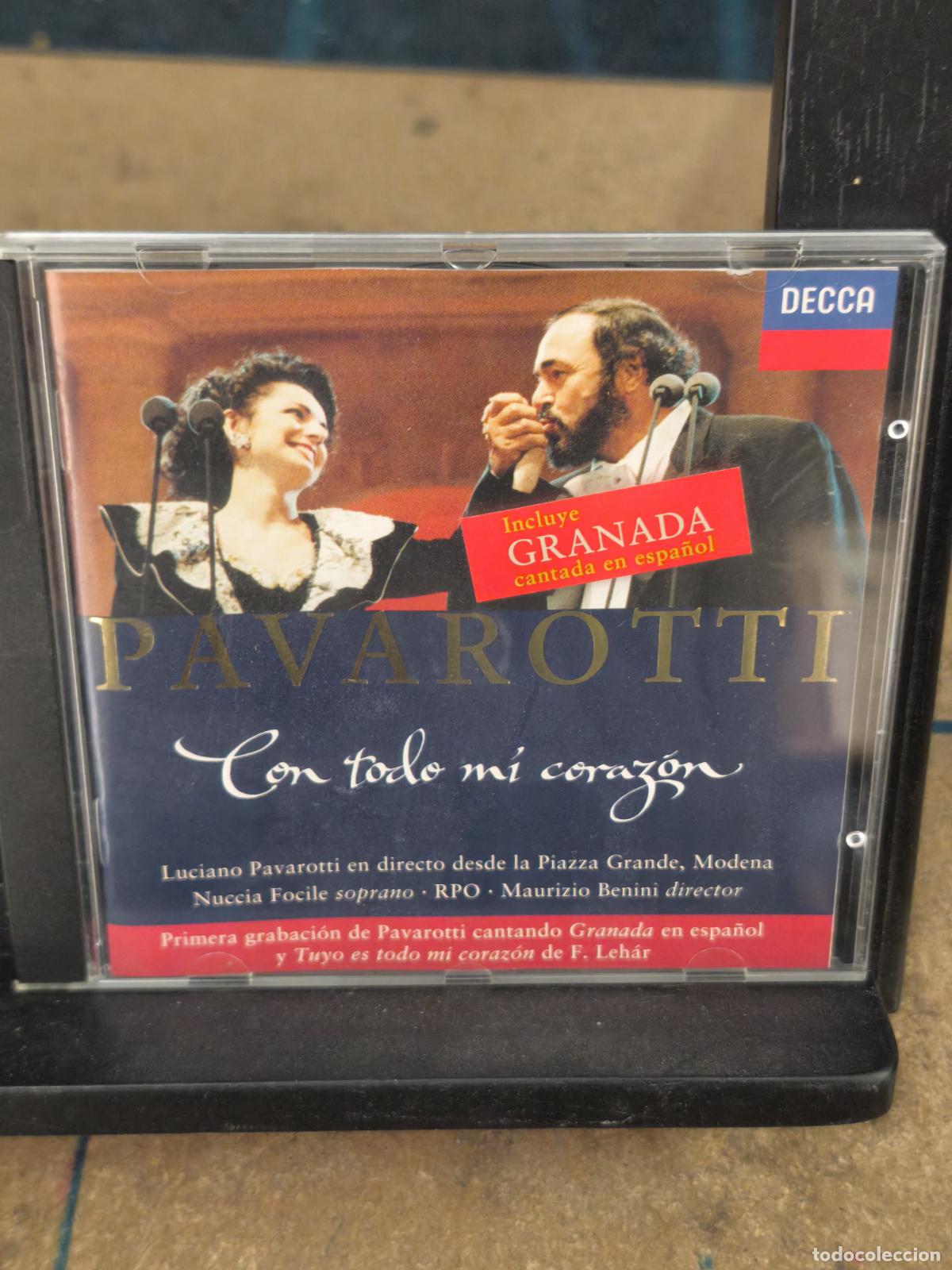 CDs de m&uacute;sica: CD - PAVAROTTI - CON TODO MI CORAZ&Oacute;N (PTM2) - Foto 1