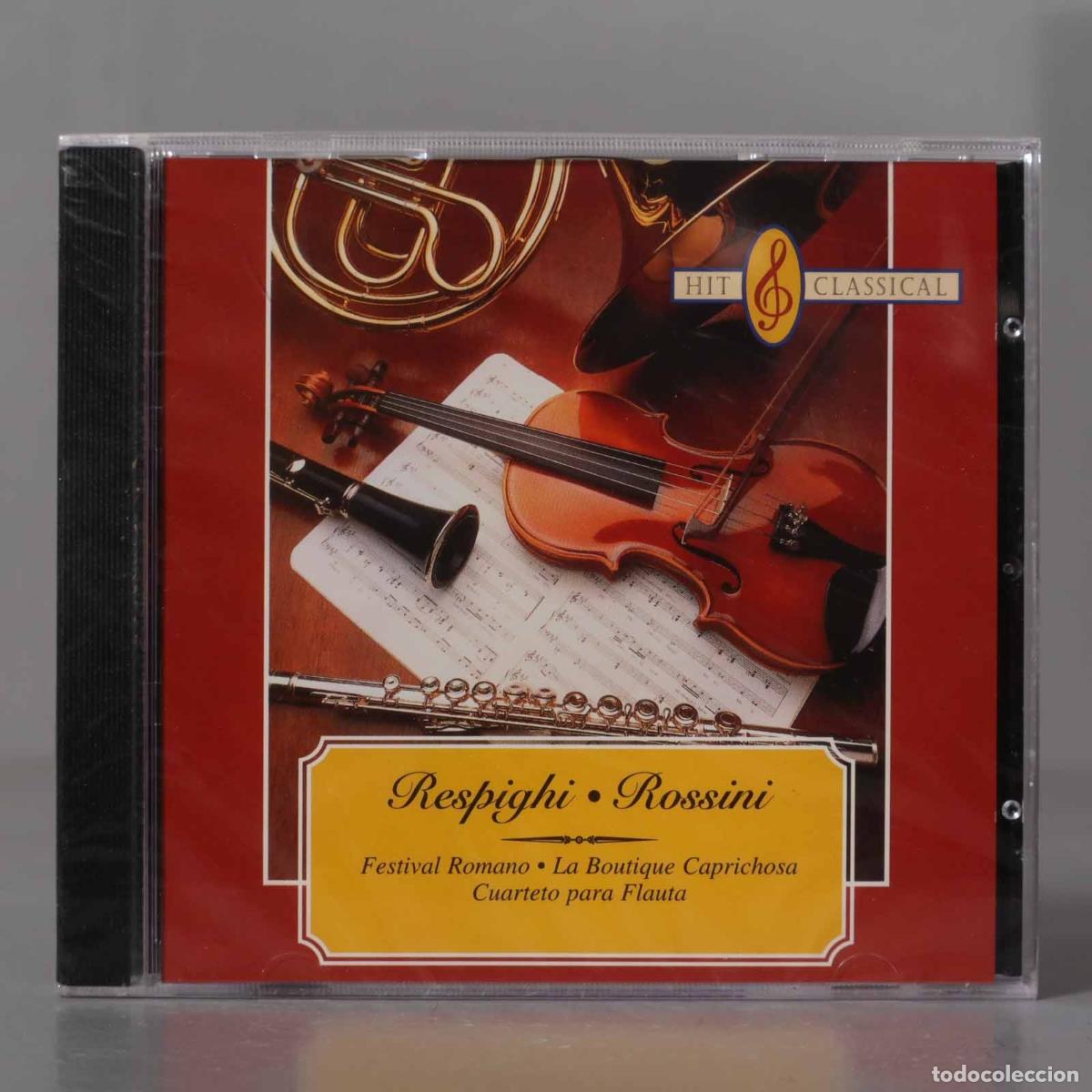 CDs de m&uacute;sica: CD. Festival Romano &bull; La Boutique Caprichosa Cuarteto para Flauta RESPIGHI ROSSINI. PRECINTADO