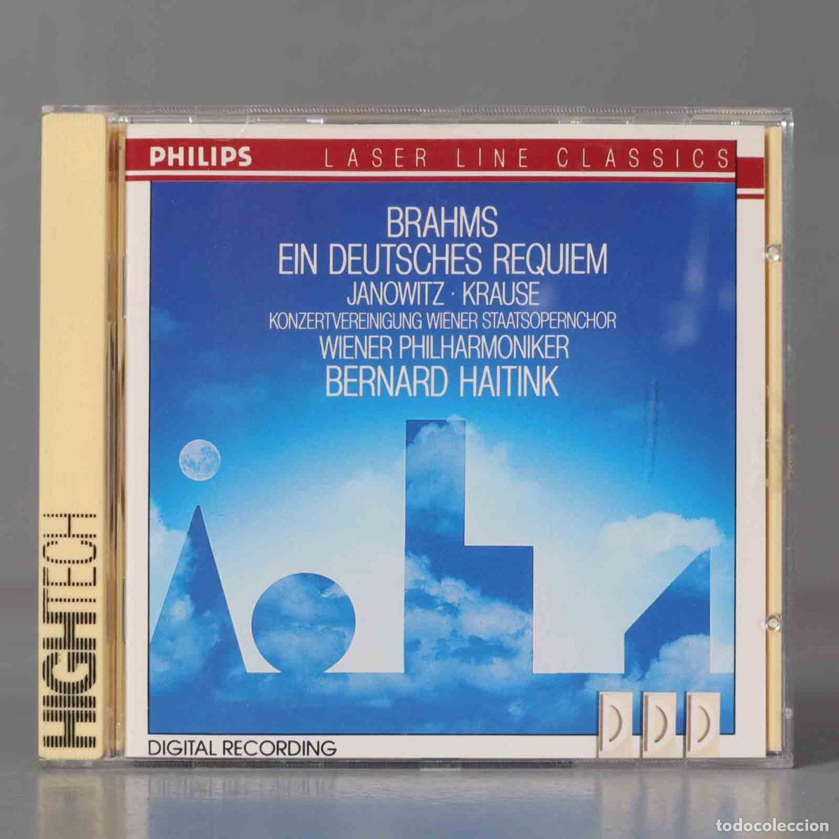 CDs de m&uacute;sica: CD. Haitink &ndash; Ein Deutsches Requiem. Brahms, Janowitz &bull; Krause - Foto 1