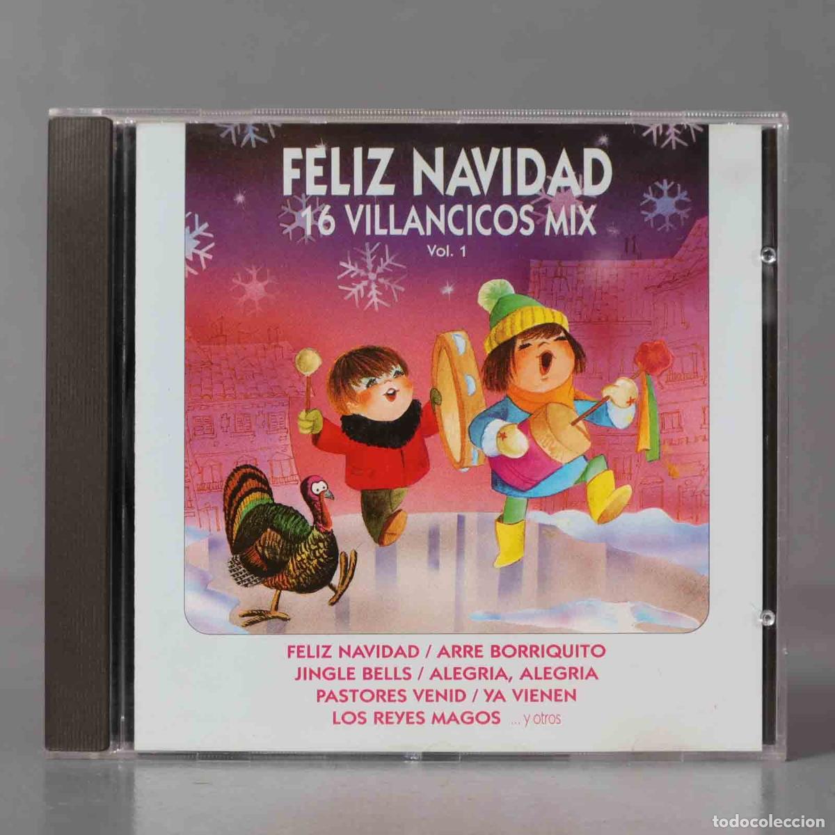 CDs de M&uacute;sica: CD. FELIZ NAVIDAD 16 VILLANCICOS MIX / VOL. I CORO INFANTIL &acute;LOS CAMPANILLEROS&acute;