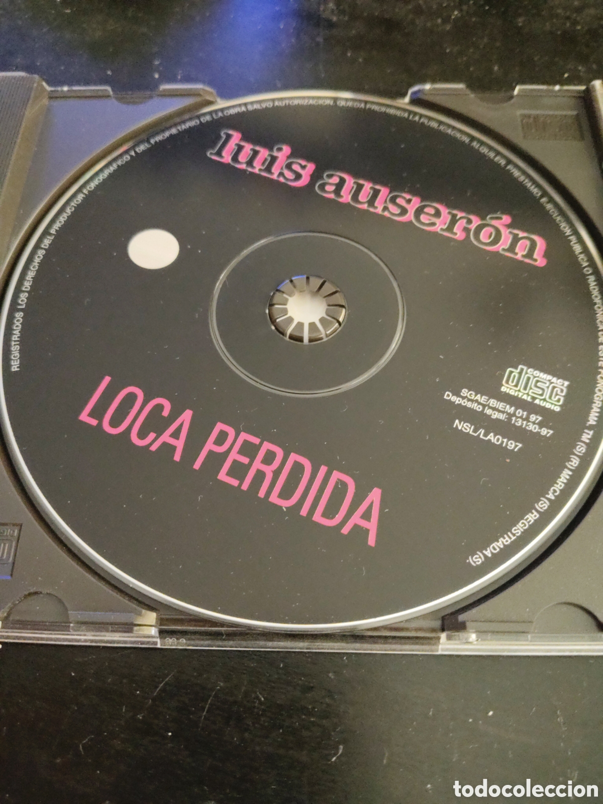 CDs de m&uacute;sica: Luis Auser&oacute;n&nbsp;&ndash;&nbsp;Loca Perdida CD 1997 Espa&ntilde;a - Foto 2