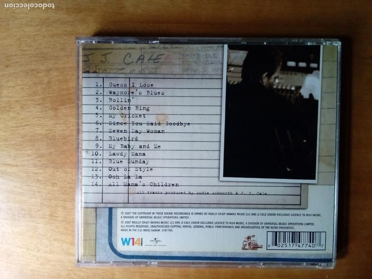 CDs de m&uacute;sica: J.J. Cale. Rewind. CD - Foto 4