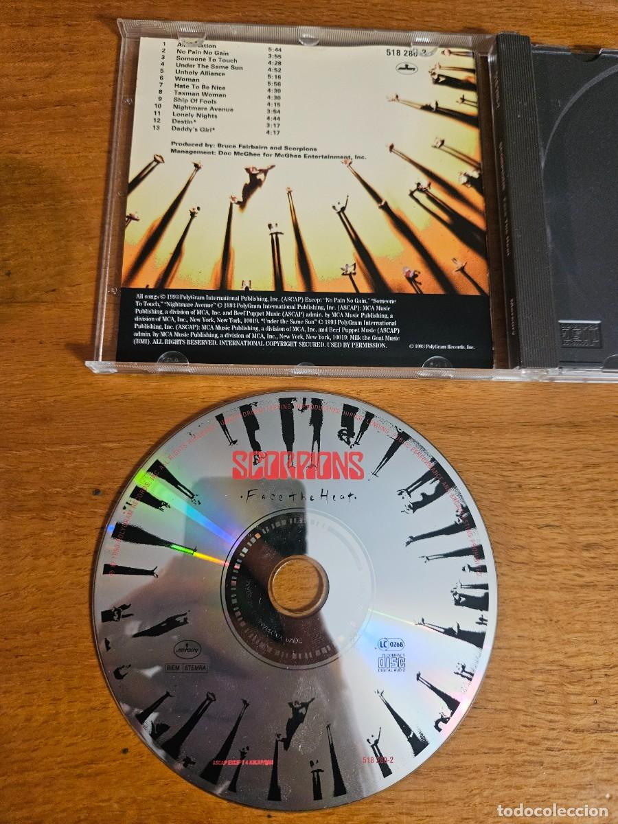 CDs de m&uacute;sica: SCORPIONS - Face The Heat ( 1993 ) - Foto 3