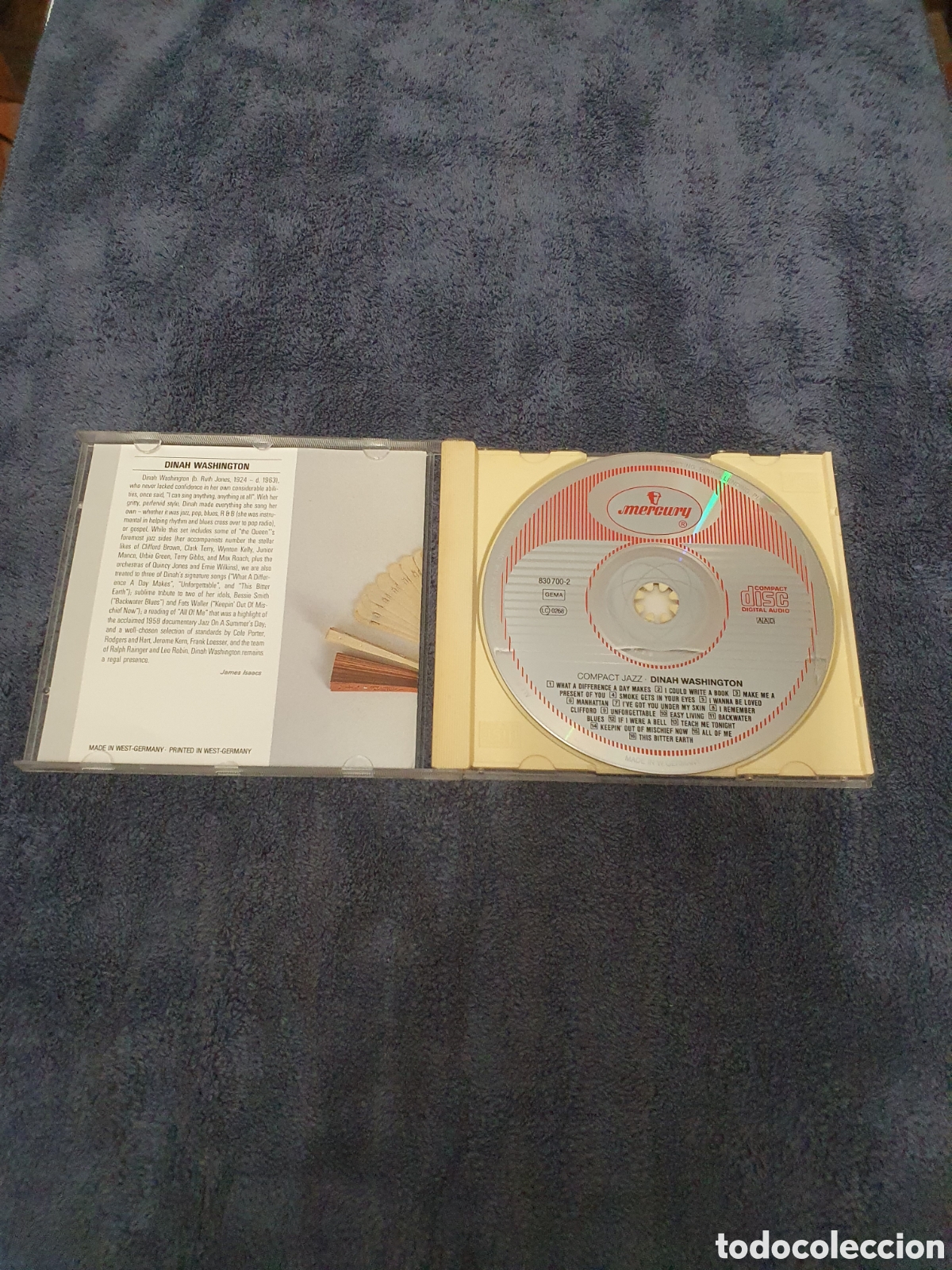 CDs de m&uacute;sica: CD- 23. Compact Jazz - Dinah Washington, De 2&ordf; Mano. - Foto 3