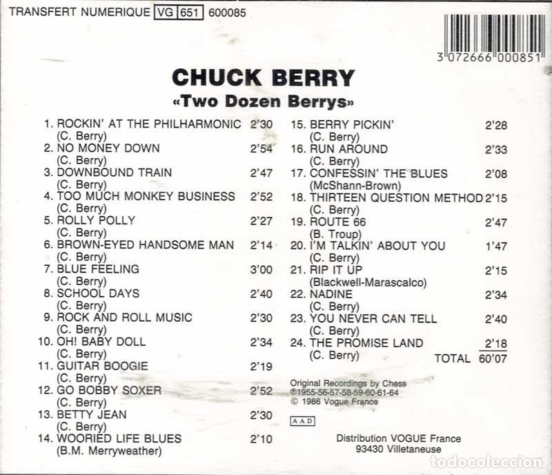 CDs de m&uacute;sica: Chuck Berry - Two Dozen Berrys. CD - Foto 2