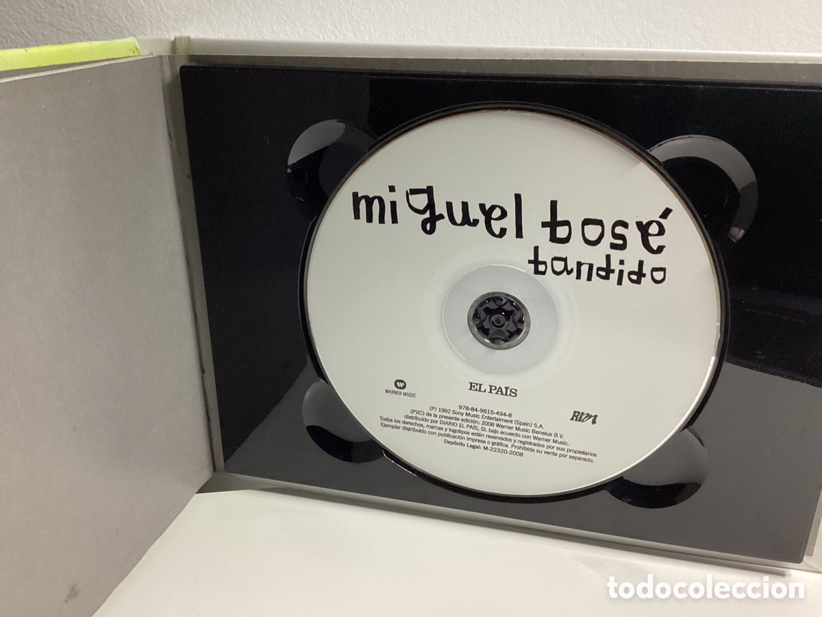 CDs de m&uacute;sica: Miguel Bos&eacute; - Bandido - Cd 2008 - DigiBook - Foto 3