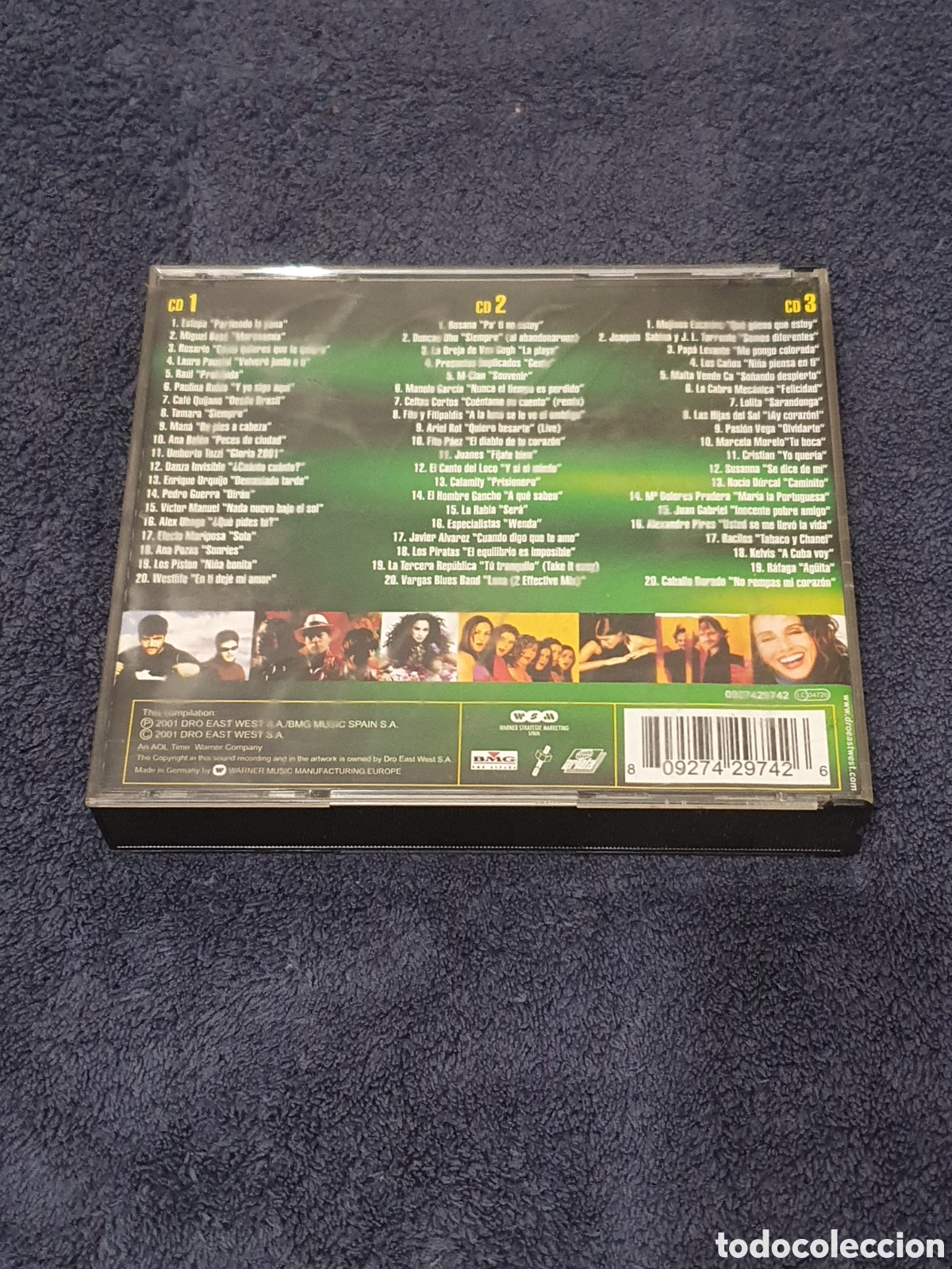 CDs de m&uacute;sica: CD-24. &Ntilde; - Los &Eacute;xitos Del A&ntilde;o 2001, 3 Cds De 2&ordf; Mano. - Foto 2