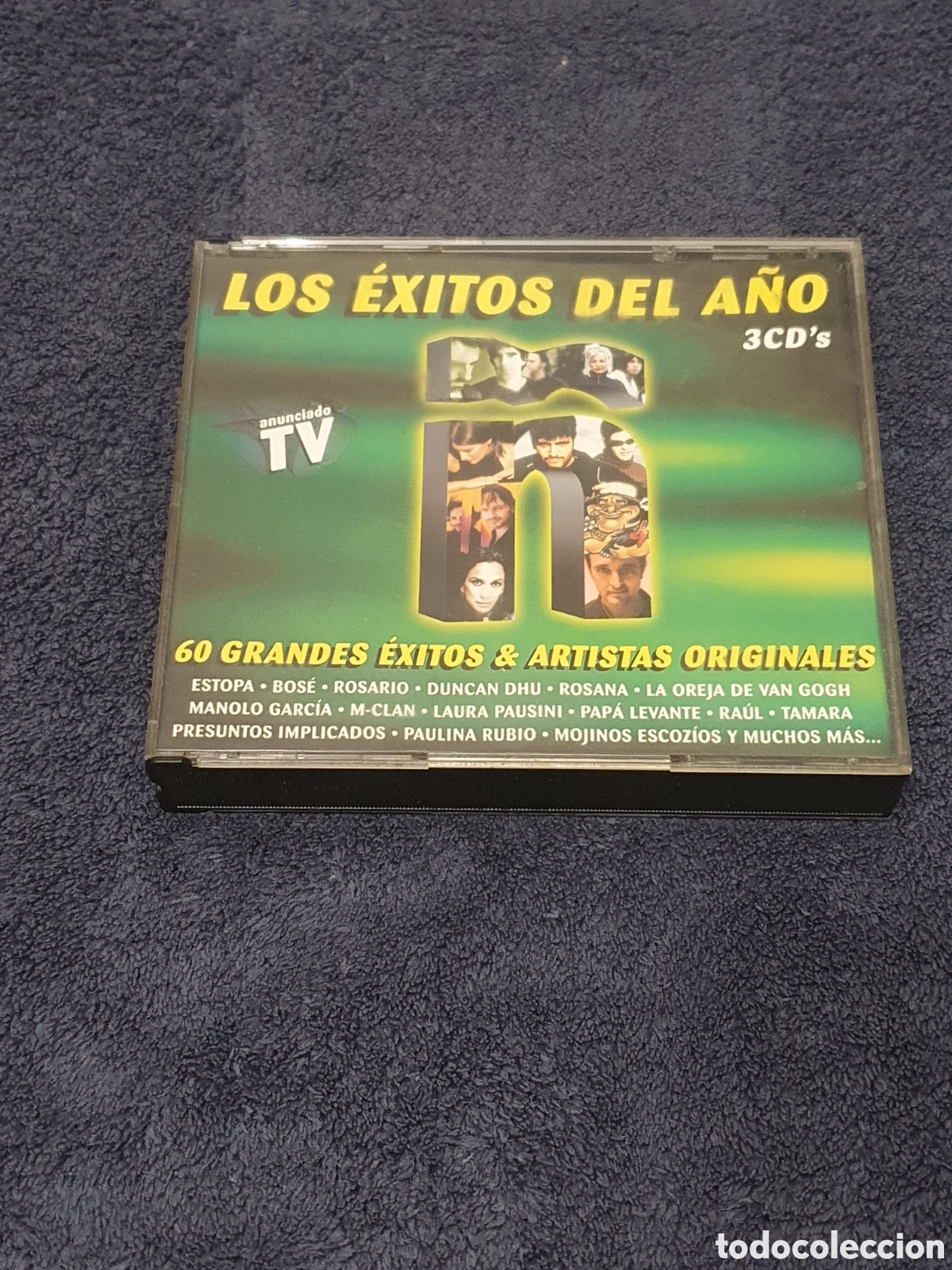 CDs de m&uacute;sica: CD-24. &Ntilde; - Los &Eacute;xitos Del A&ntilde;o 2001, 3 Cds De 2&ordf; Mano. - Foto 1