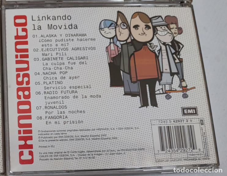 CDs de m&uacute;sica: LINKANDO LA MOVIDA CHINDASVINTO, COMPACT DISK, CD DISCO, 2&ordm; - Foto 2