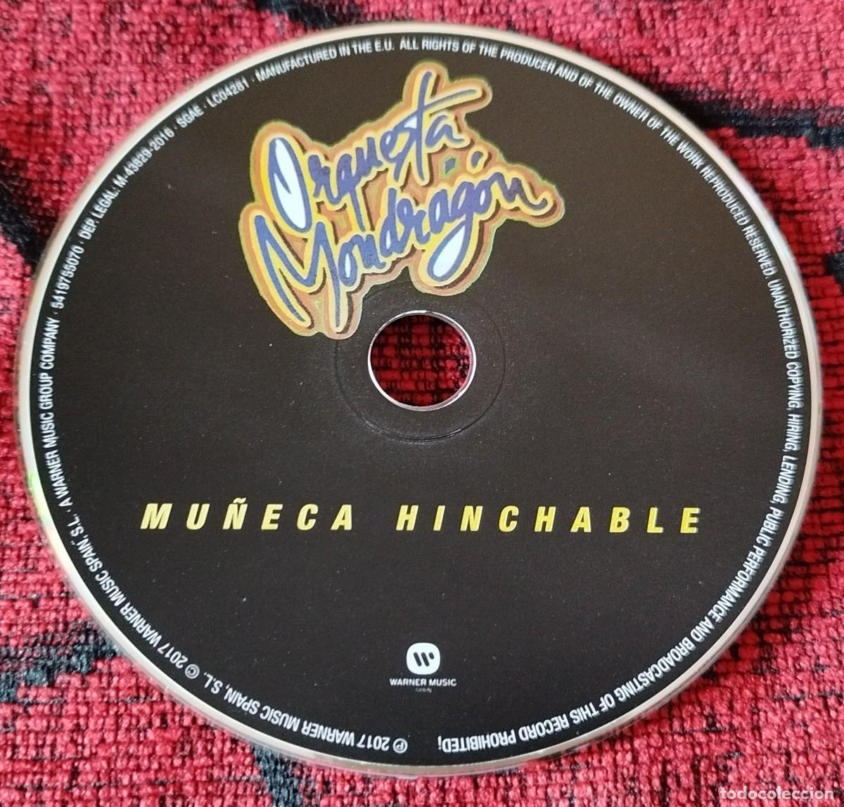 CDs de m&uacute;sica: ORQUESTA MONDRAGON ** Mu&ntilde;eca Hinchable ** CD 2017 - Foto 1