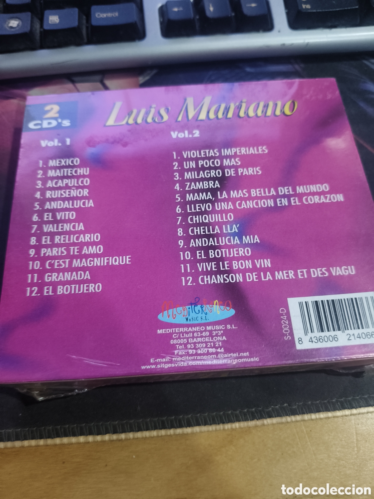 CDs de m&uacute;sica: Luis mariano 24 &eacute;xitos Nuevo a estrenar -11 - Foto 2