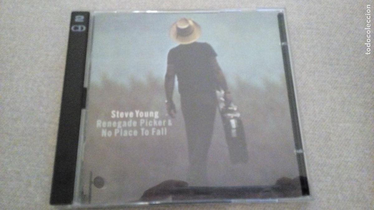 CDs de m&uacute;sica: Steve Young Renegade Picker & No Place To Fall 2XCDS - Foto 1