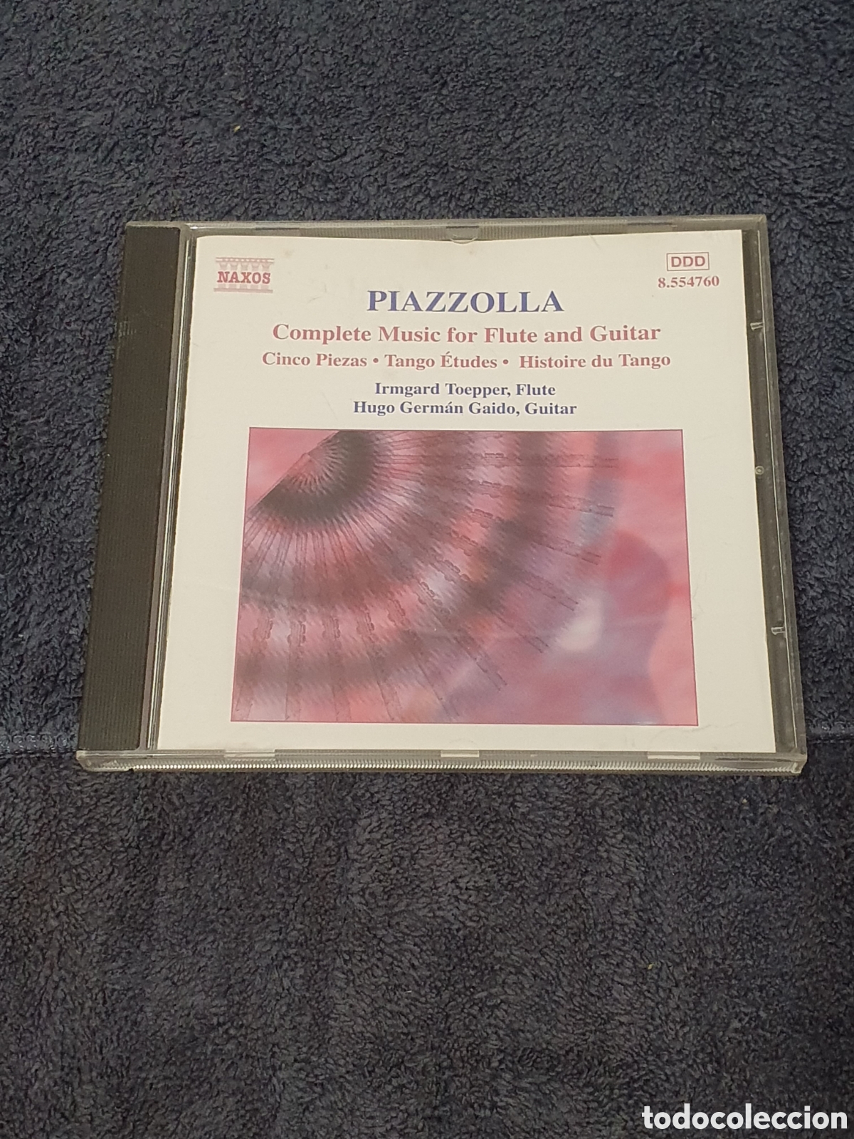 CD di Musica: CD-24. Piazzolla, Complete Music For Flute And Guitar, De 2&ordf; Mano.