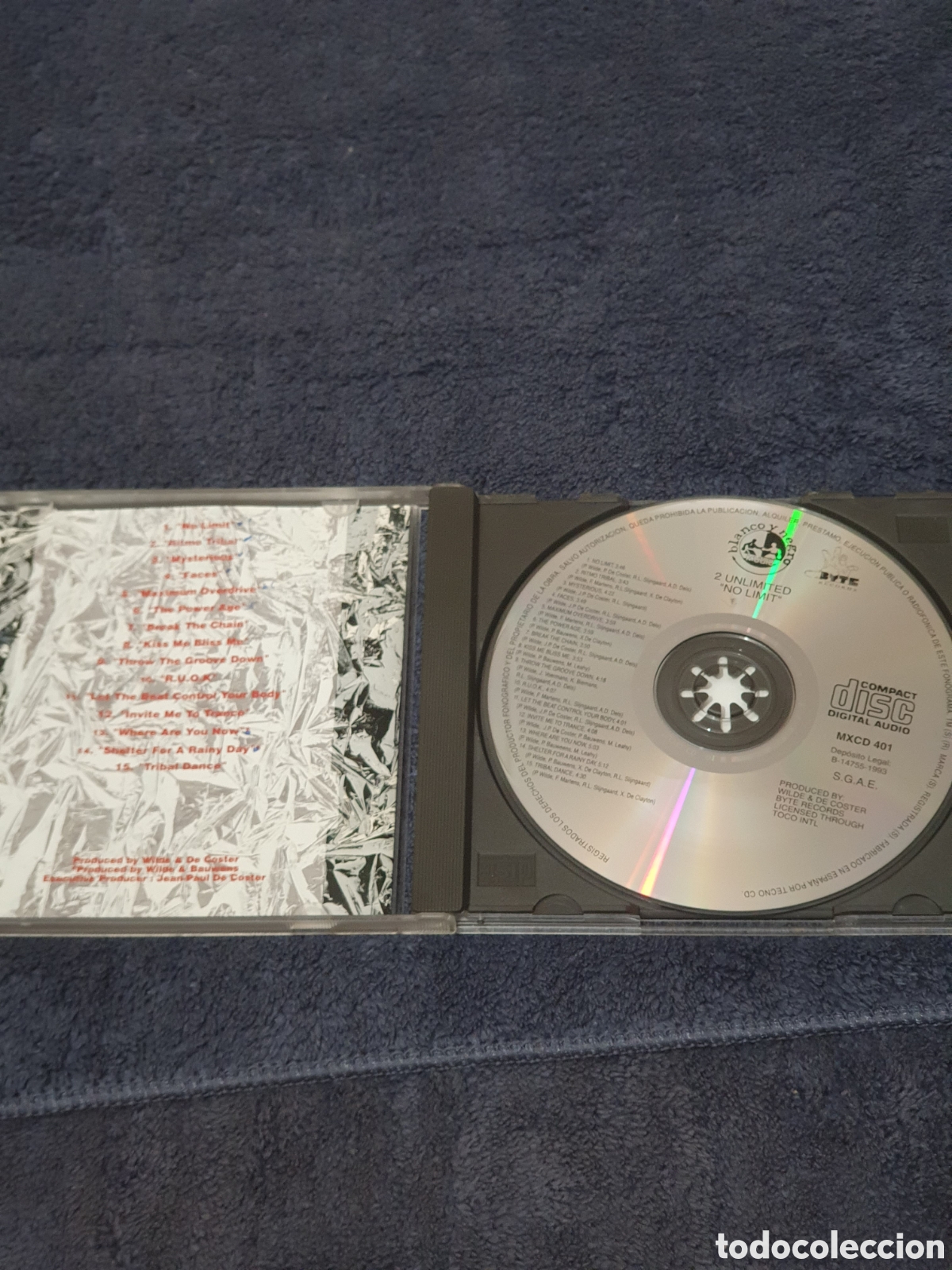 CDs de m&uacute;sica: CD-24. Unlimlted - No Limits!, De 2&ordf; Mano. - Foto 3