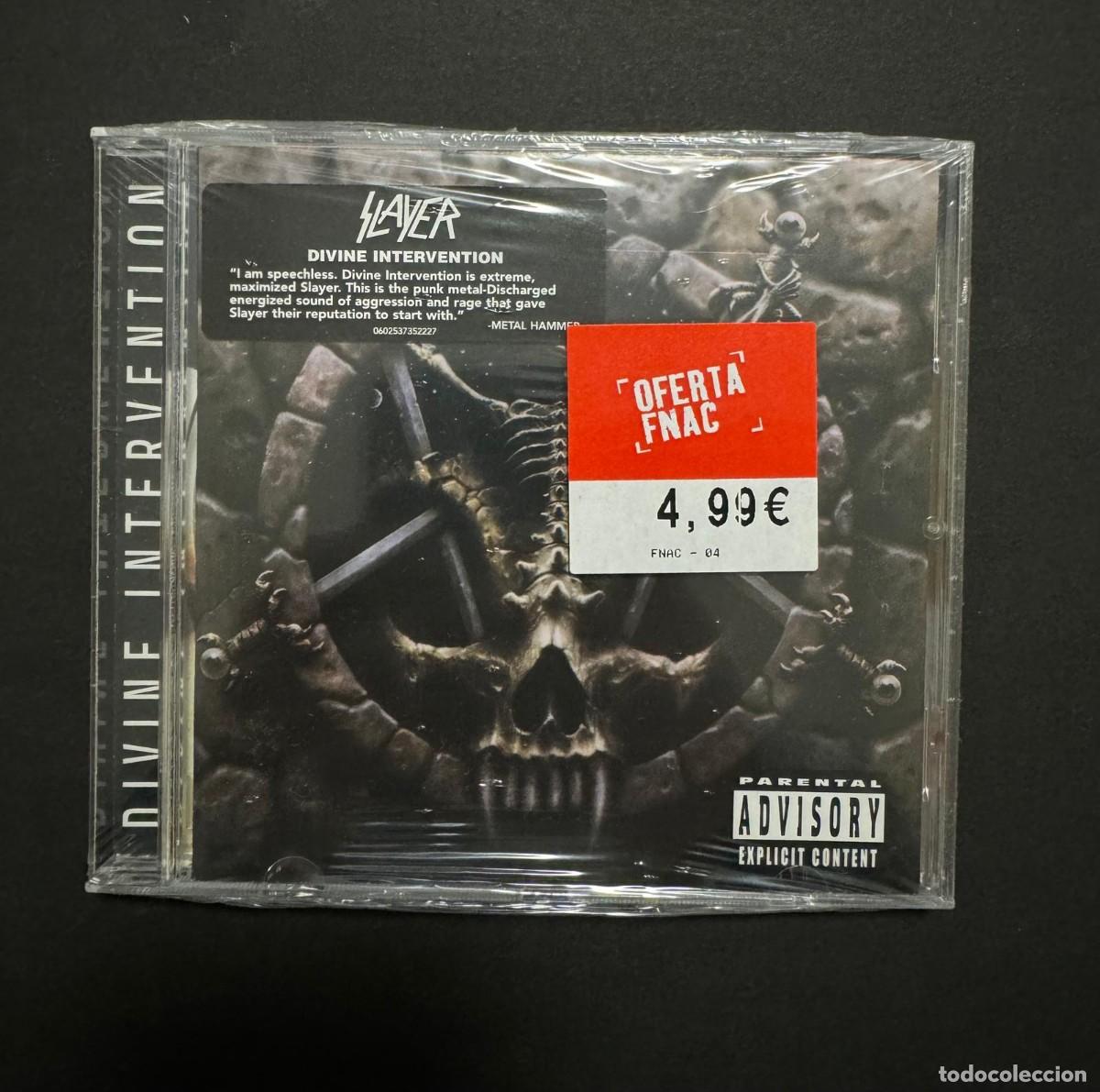 CDs de m&uacute;sica: Slayer Divine Intervention CD - Foto 1