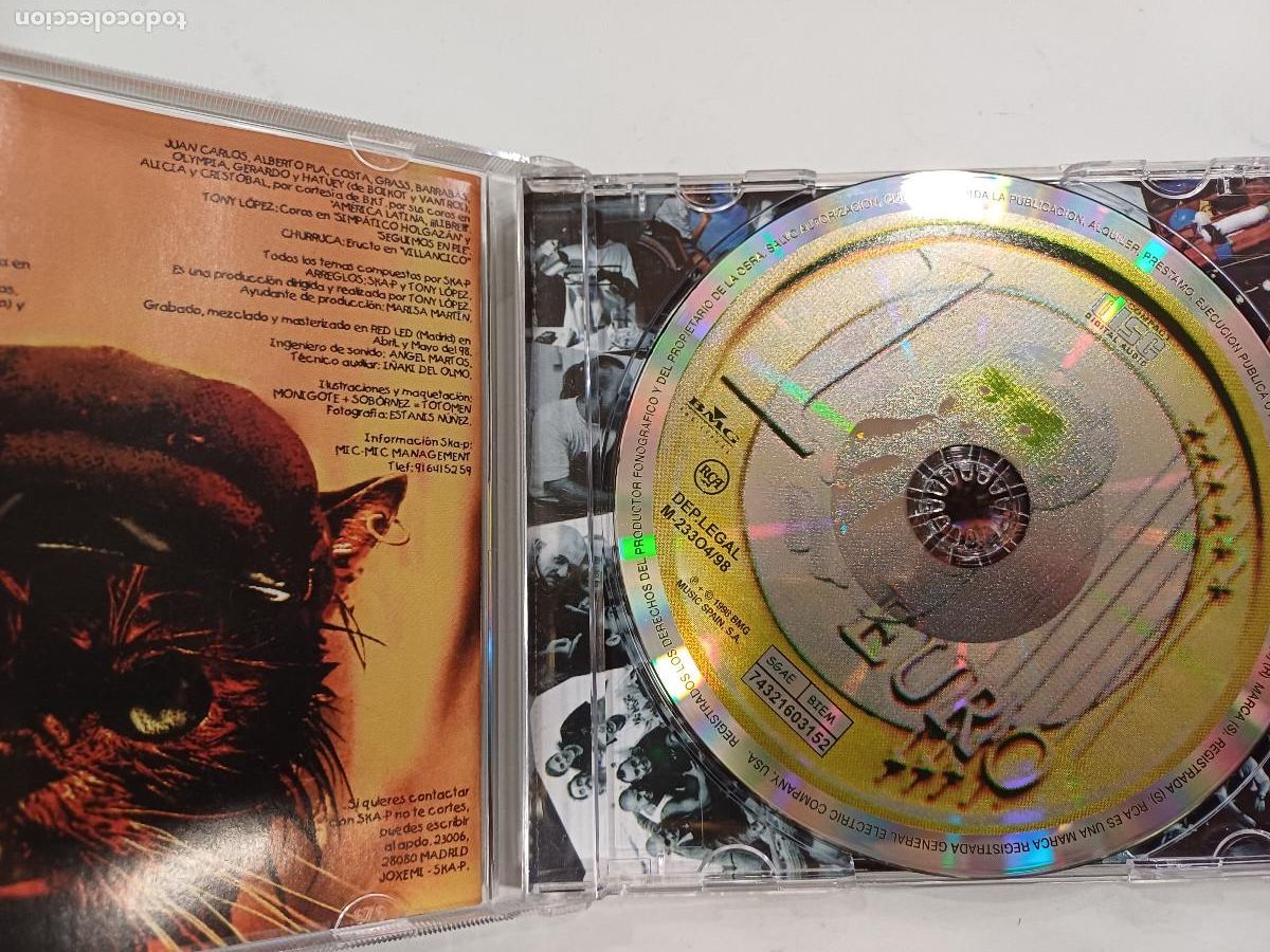 CDs de m&uacute;sica: SKA-P/EUROSIS/CD PUNK. - Foto 2