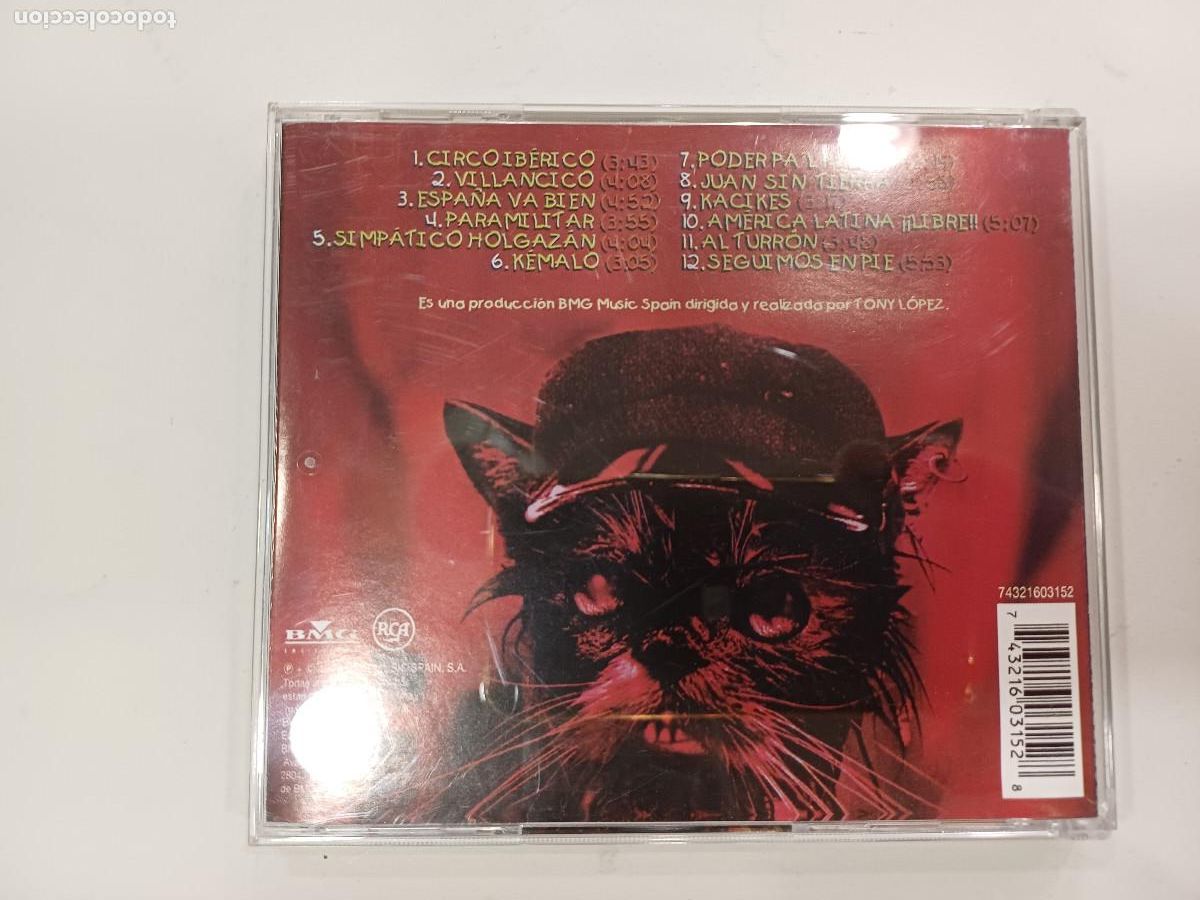 CDs de m&uacute;sica: SKA-P/EUROSIS/CD PUNK. - Foto 3