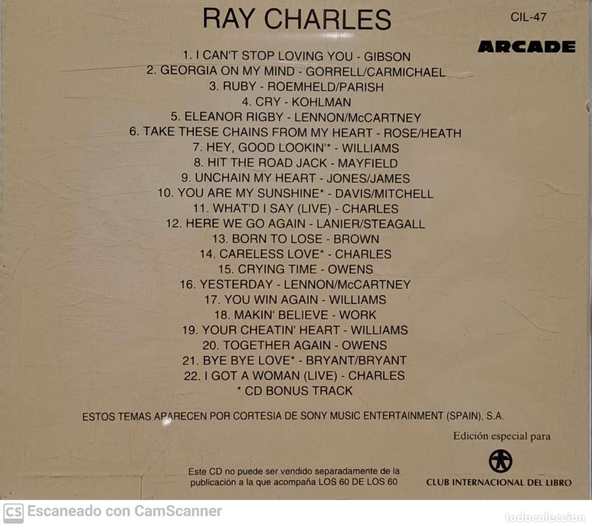 CDs de m&uacute;sica: Ray Charles &lrm;&ndash; Ray Charles - Foto 2