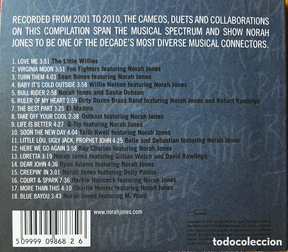 CDs de m&uacute;sica: Norah Jones featuring digipack - Foto 2