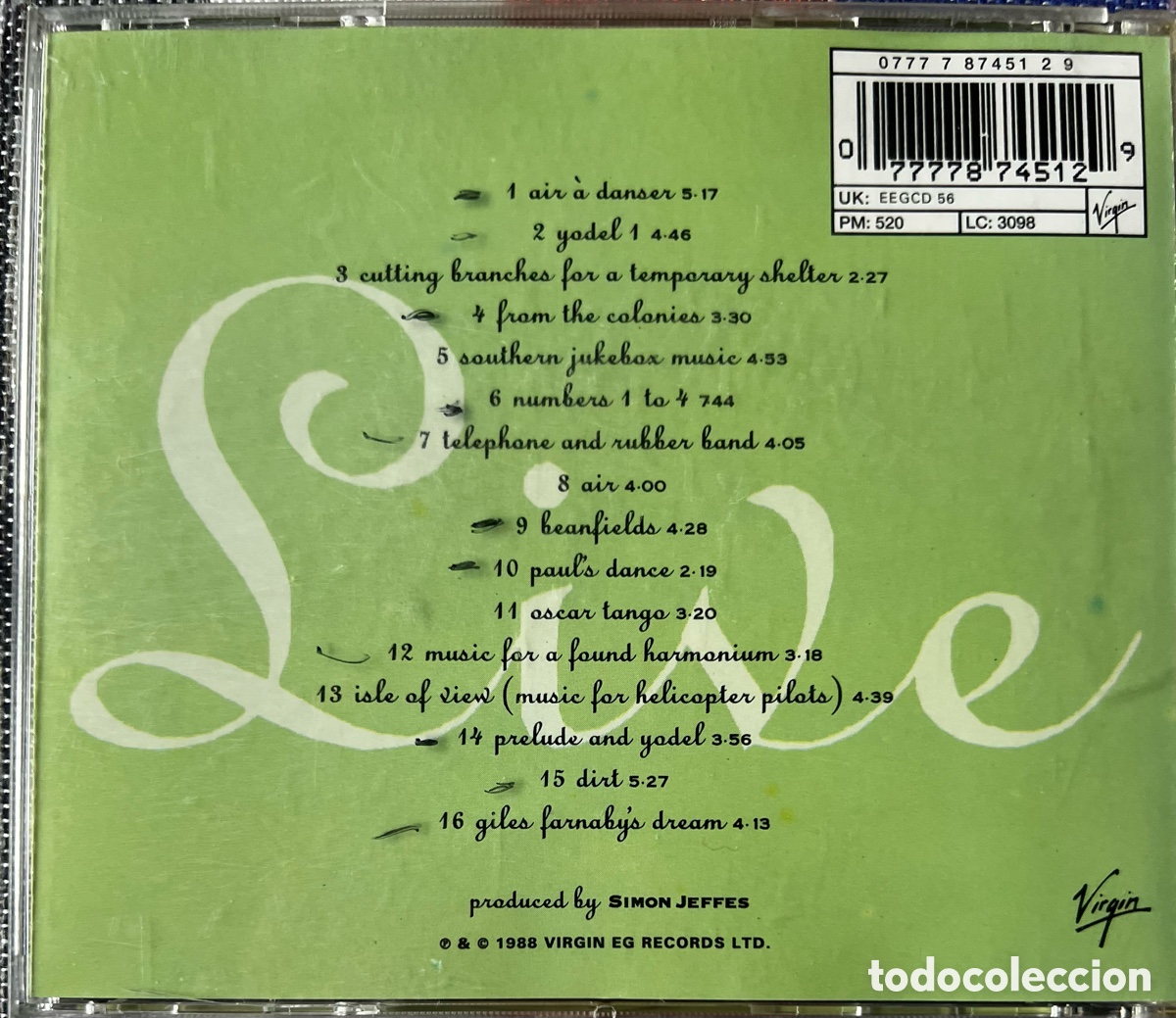 CDs de m&uacute;sica: Penguin Cafe Orchestra When in Rome - Foto 2