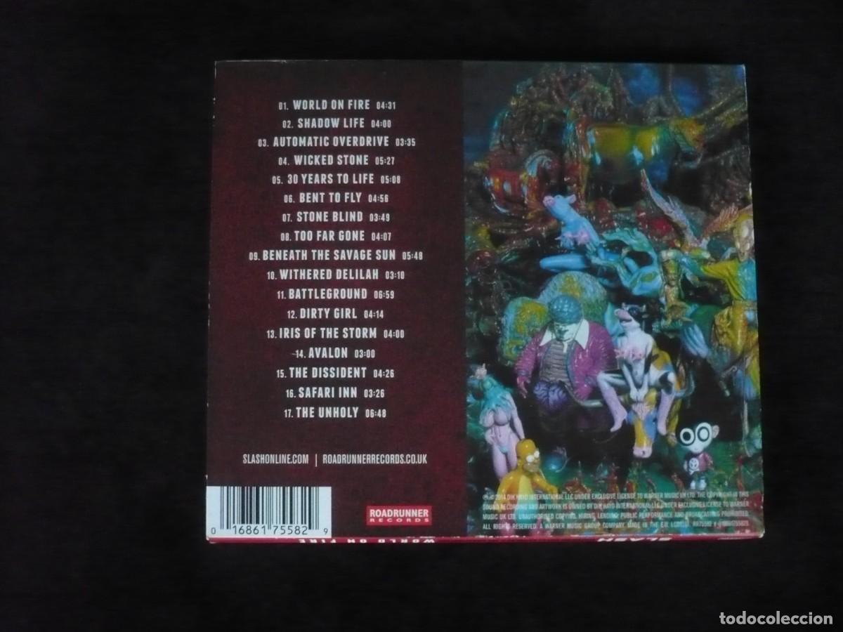 CDs de m&uacute;sica: slash - world on fire - cd como nuevo con librito - Foto 2