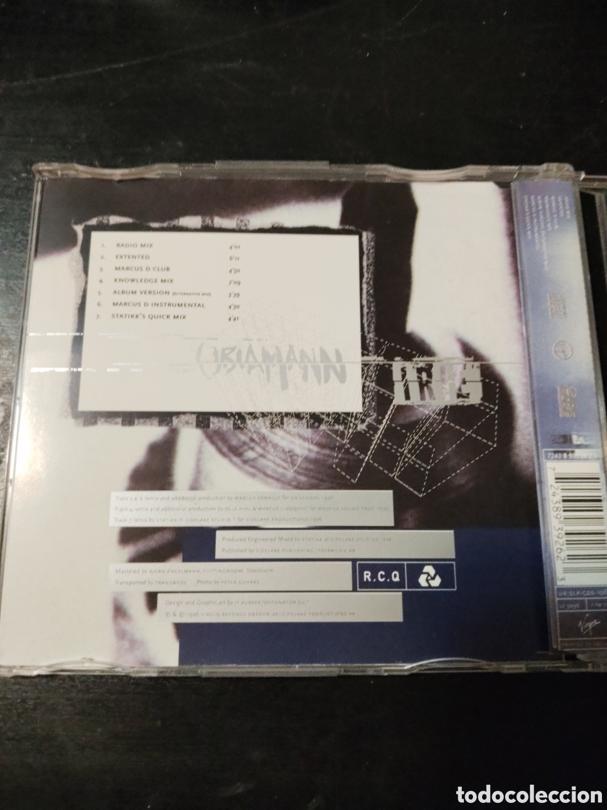 CDs de m&uacute;sica: Obiamann&nbsp;&ndash;&nbsp;Irie CD maxi single 1996 Europa - Foto 3