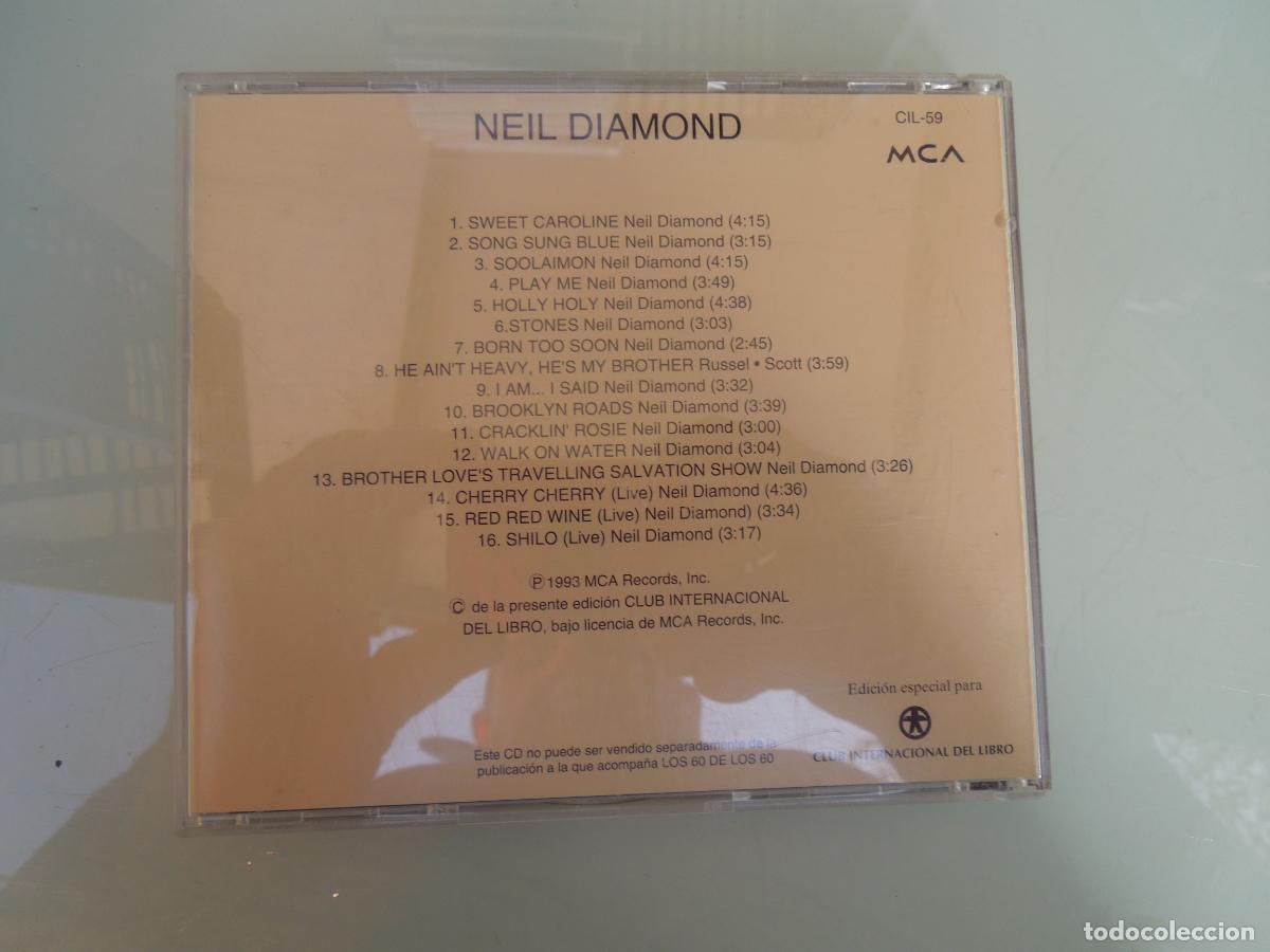 CDs de m&uacute;sica: NEIL DIAMOND -UNA GRAN DECADA PARA RECORDAR LOS 60- CD - Foto 3